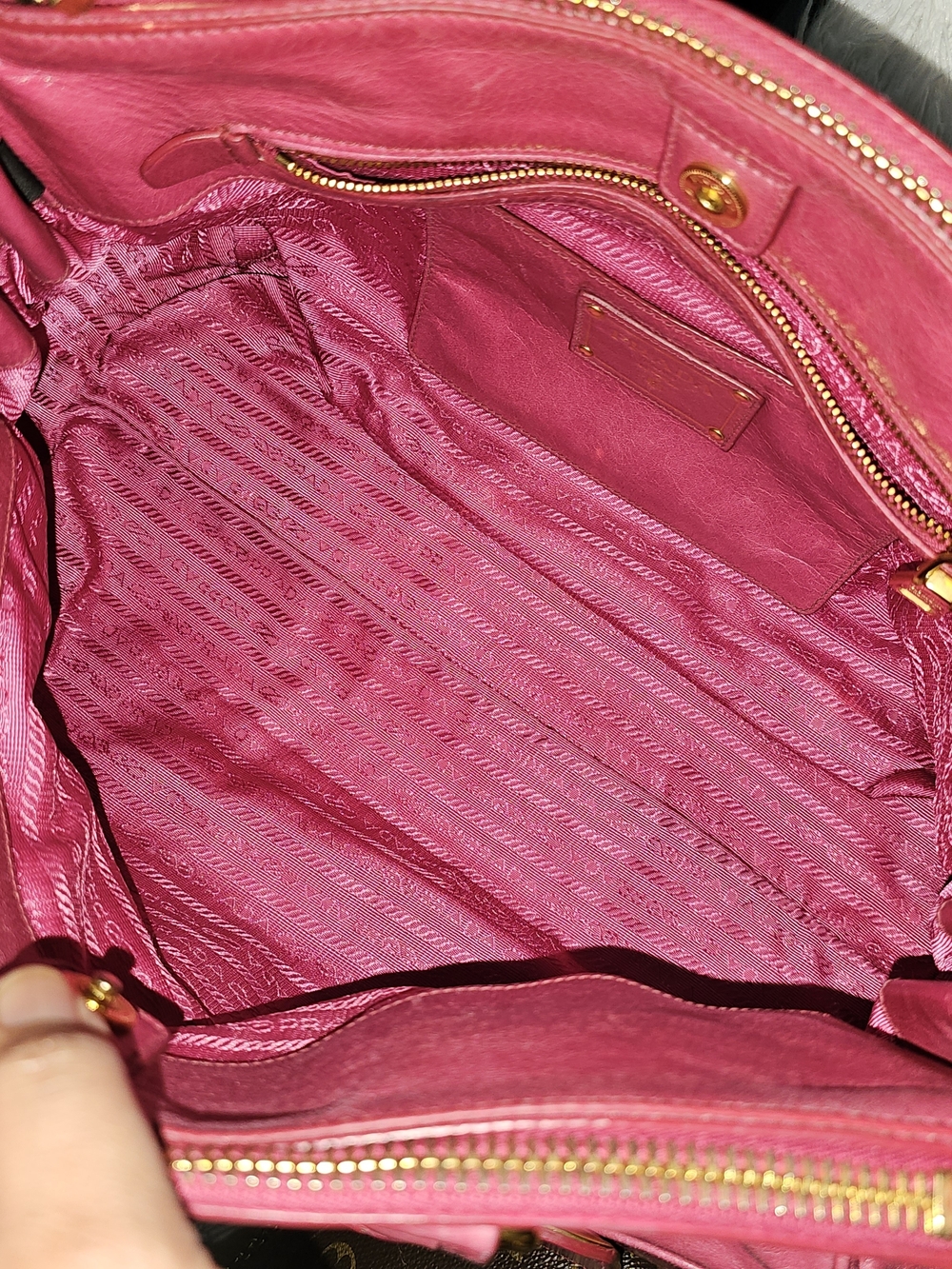 Prada Pink Leather Satchel - Picture 14 of 16